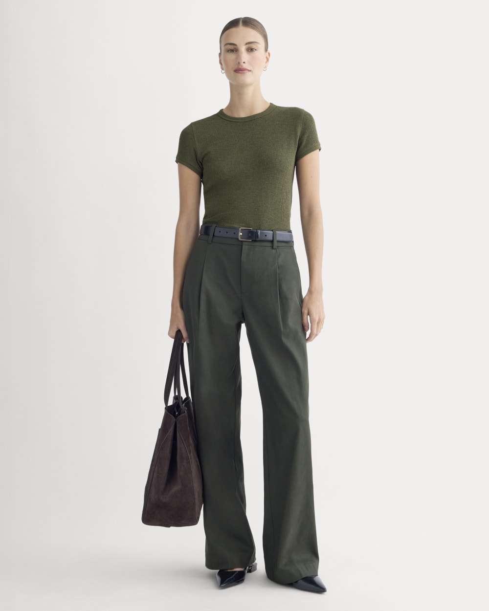 Shrunken Tee in Cozy Waffle | Heather Beech