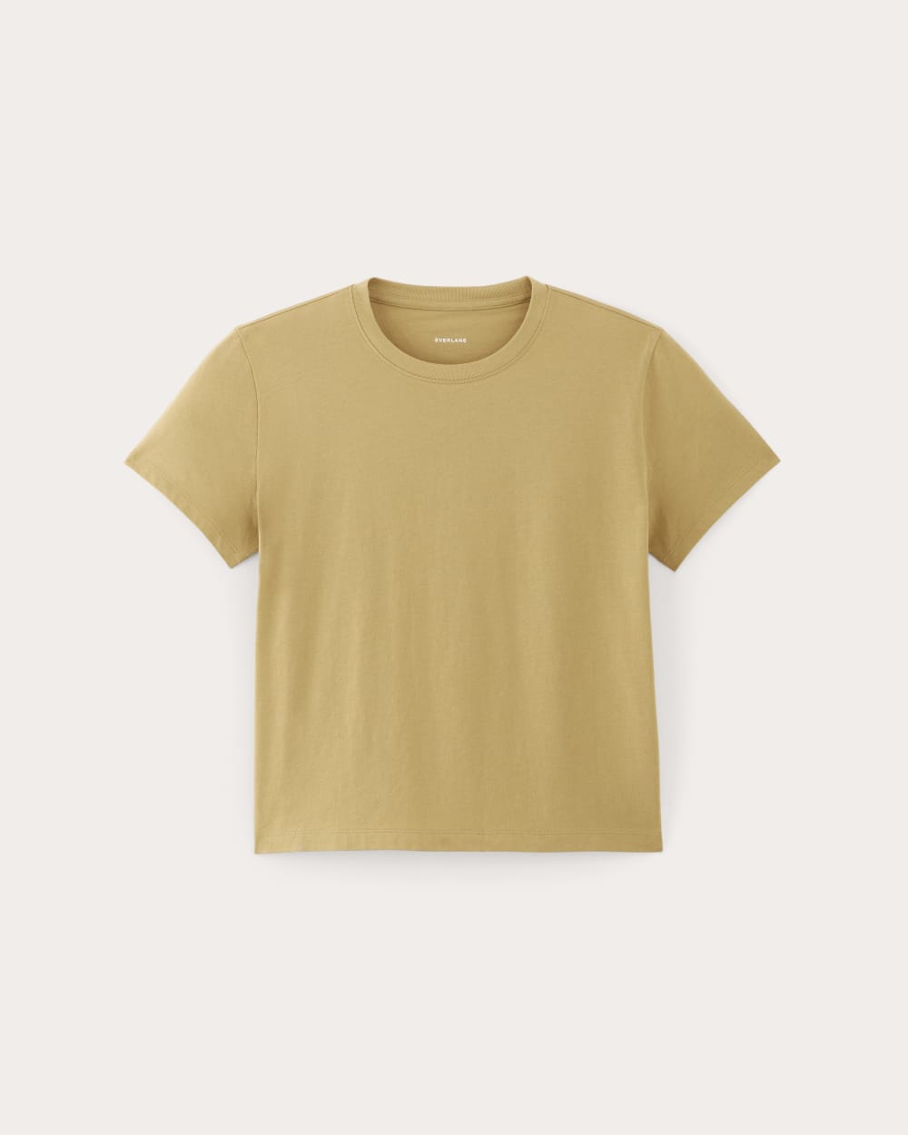 The Box-Cut Tee in Essential Cotton | Golden Oak | No Pocket
