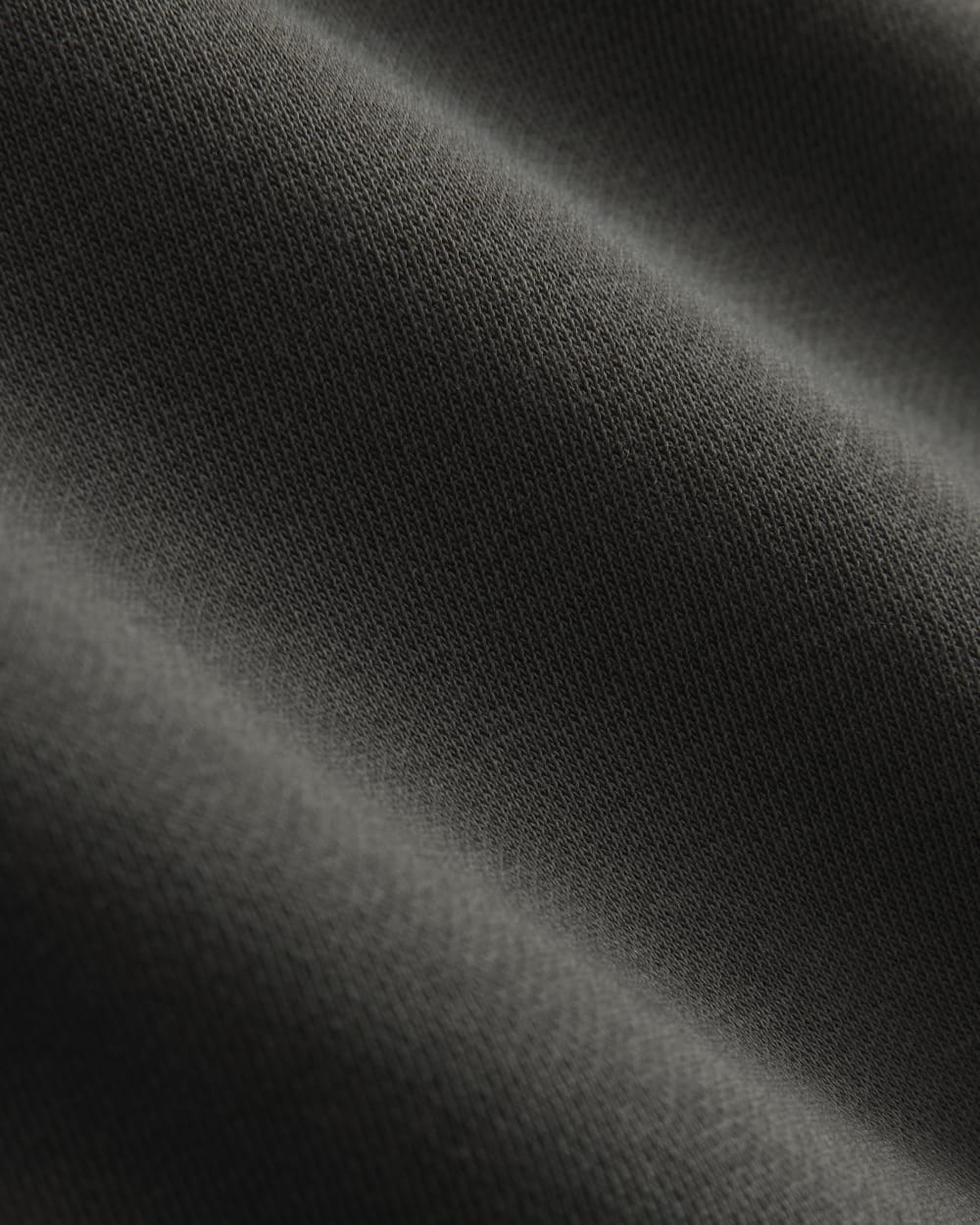 Luxe Fleece Rugby Polo | Washed Black