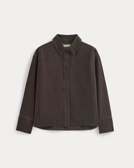 Boxy Shirt in Buttersoft | Coffee Bean