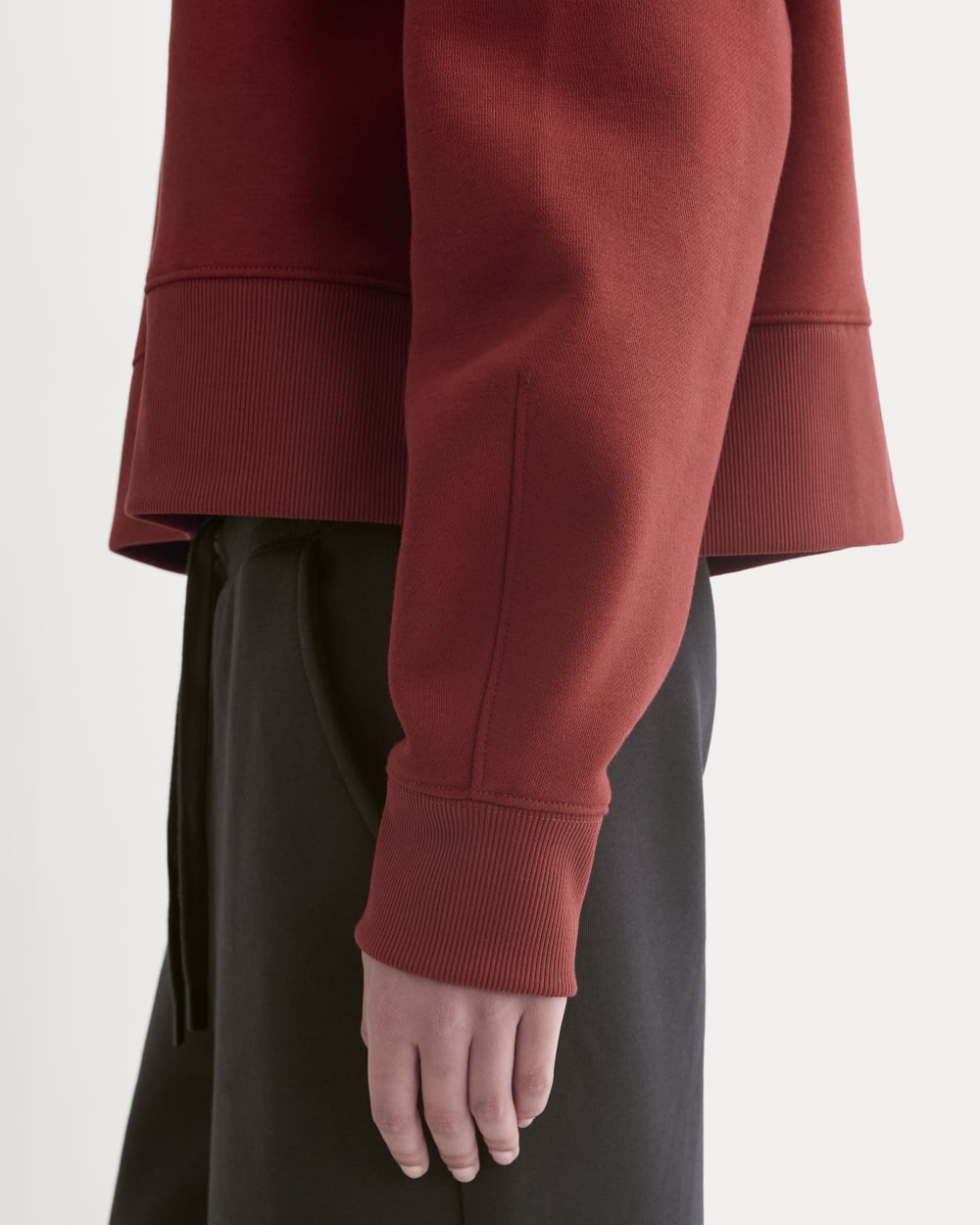 Luxe Fleece Sweatshirt | Merlot