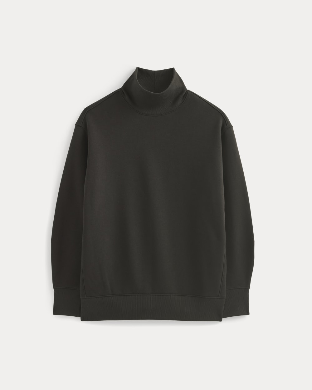 Luxe Fleece Turtleneck | Black