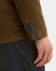 Fine Wale Corduroy Chore Blazer | Cocoa