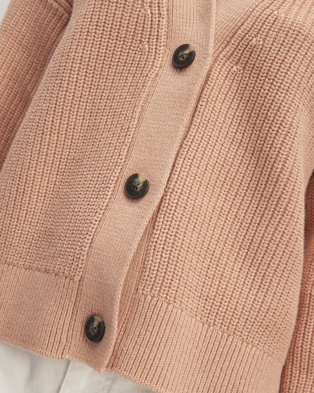 The Boxy Cardigan in Everyday Cotton | Blush Pink