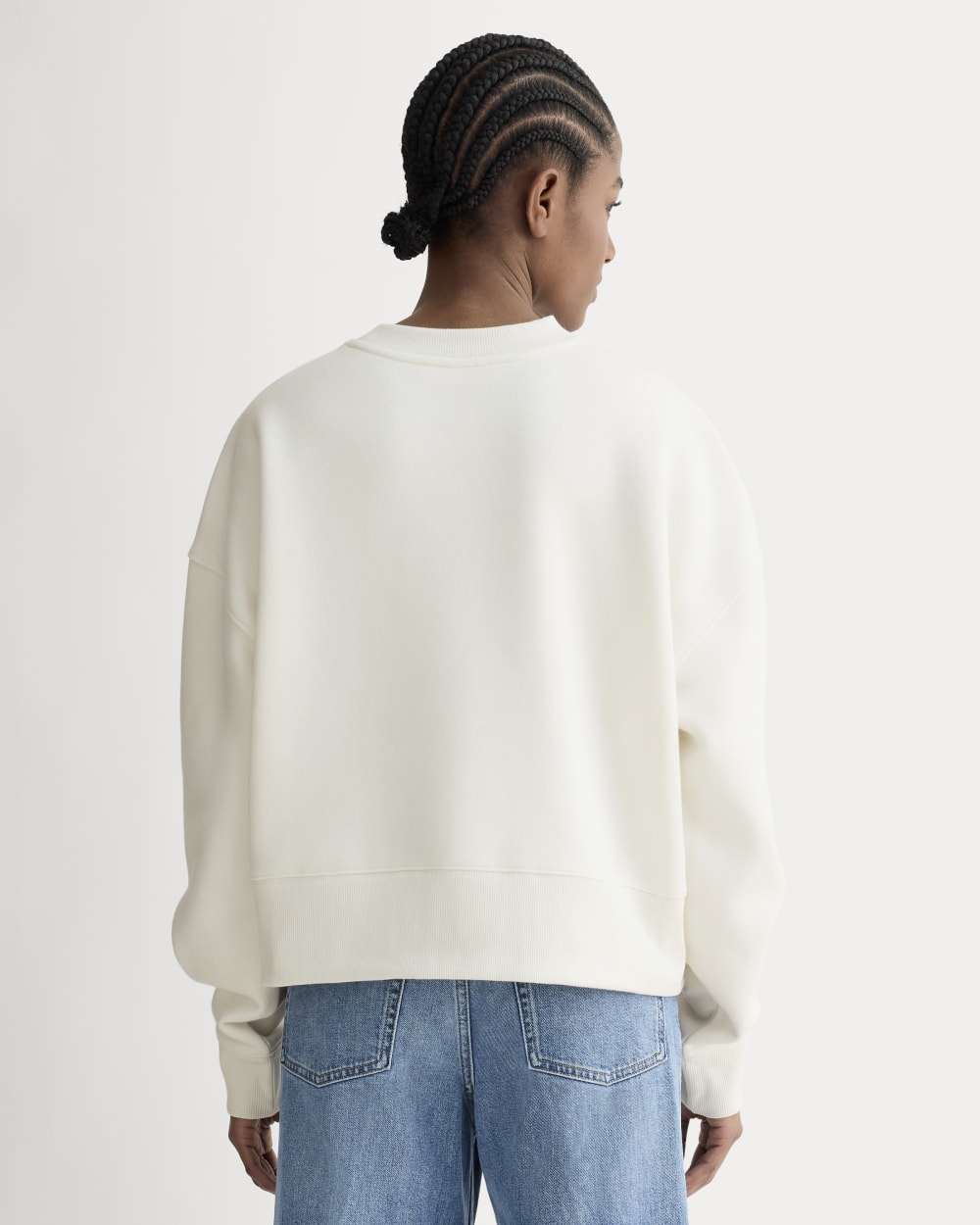 Luxe Fleece Sweatshirt | Bone