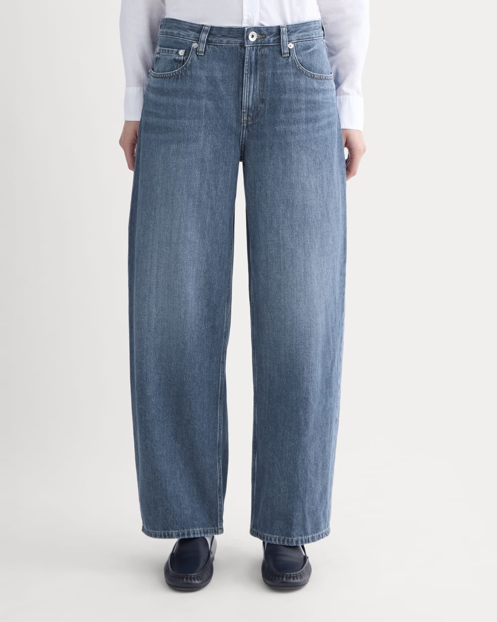 Loose Curve Jean | Ocean