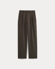 Pleated Trouser in Tailor Twill | Heathered Fudge
