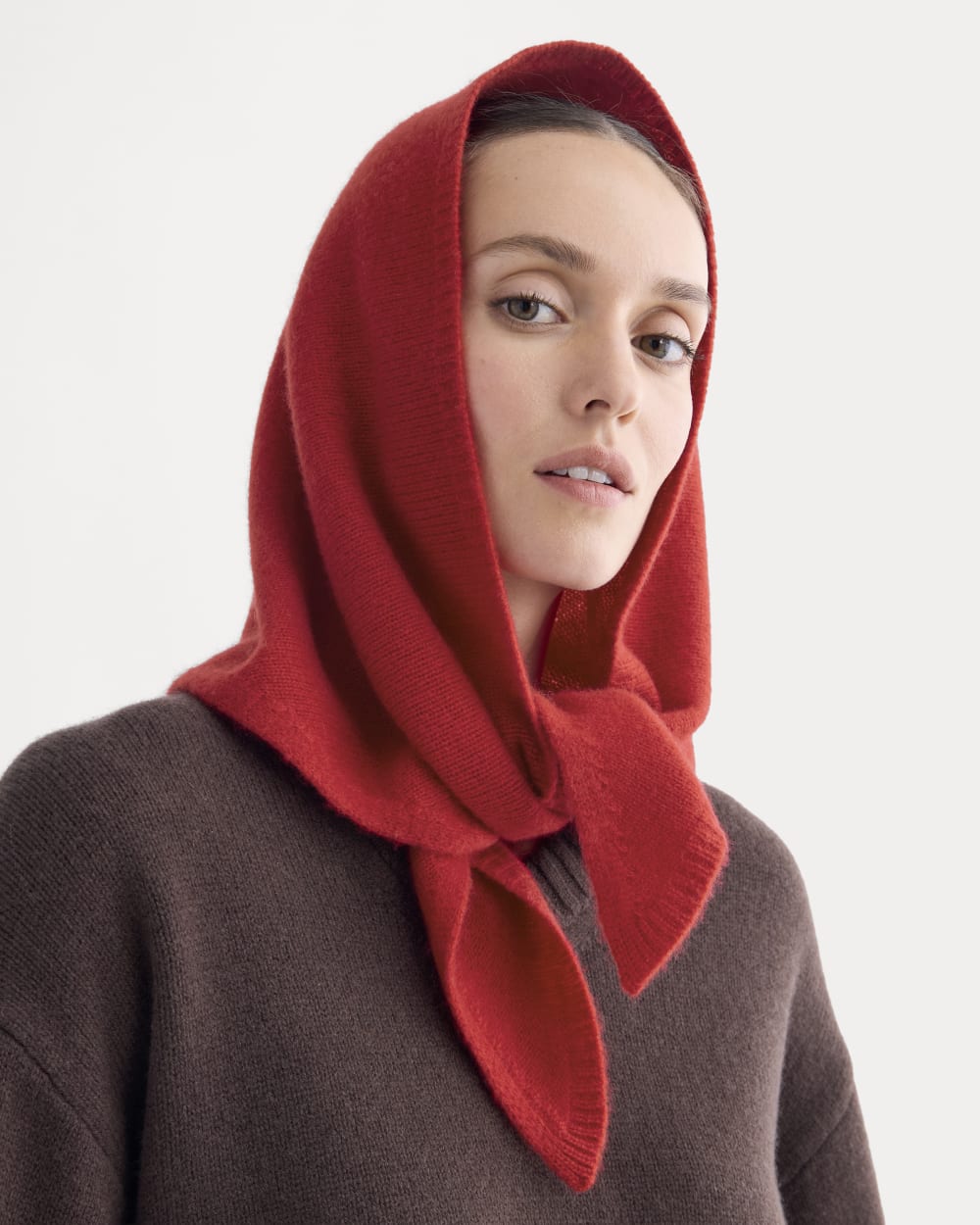 Cashmere Lovergirl Large Kerchief | Classic Red