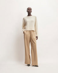 The Boxy Crew in Cashmere | Bone