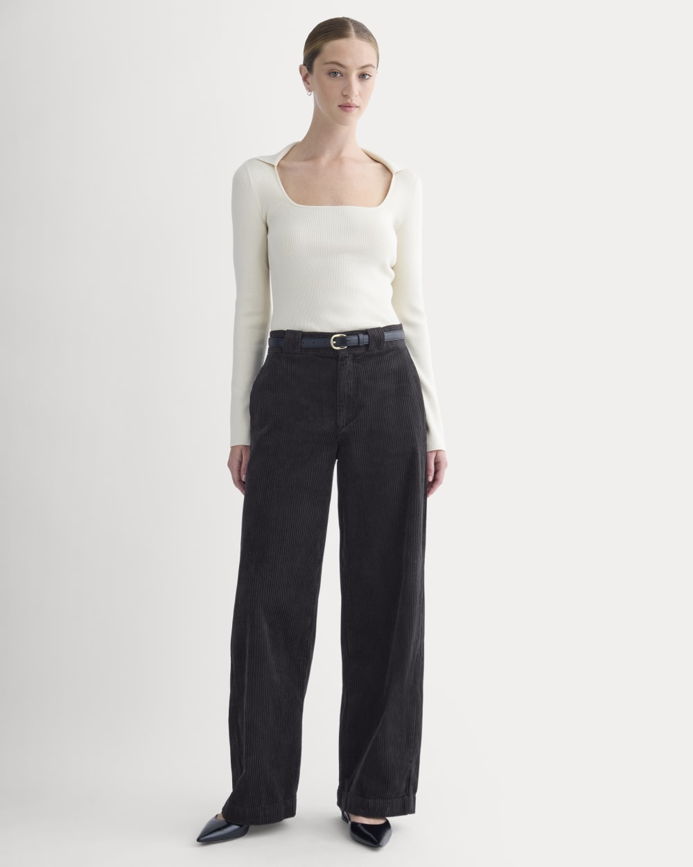 Knit Scoop-Neck Top | Birch