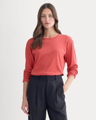 The Air Long-Sleeve Tee | Vintage Red