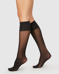 2-Pack Elin Premium Knee-Highs |  Black