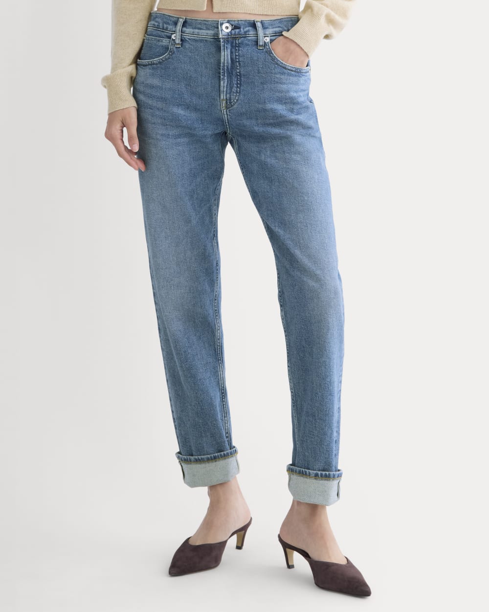 Selvedge Straight Jean | Mid Indigo Wash