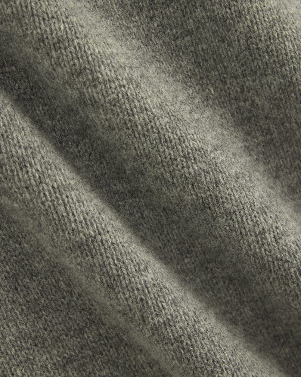 Sweater Mini Dress in Luxe Merino | Heathered Mid-Grey