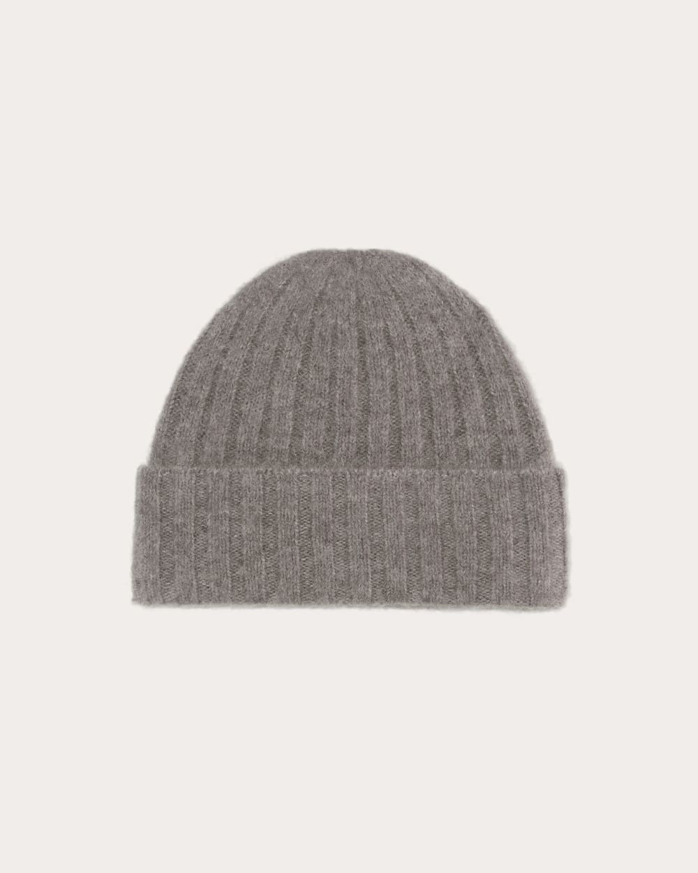 The Alpaca Beanie | Taupe Melange