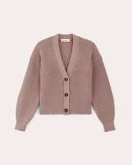 The Boxy Cardigan in Everyday Cotton | Dusty Rose