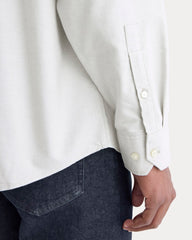 Oversized Oxford Shirt | Grey