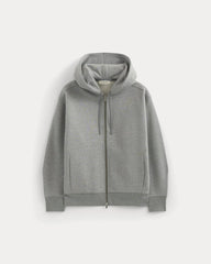 Luxe Fleece Full-Zip Hoodie | Vintage Heather Grey