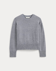 The Boxy Sweater in Everyday Cotton | Blue Indigo/Canvas Twist