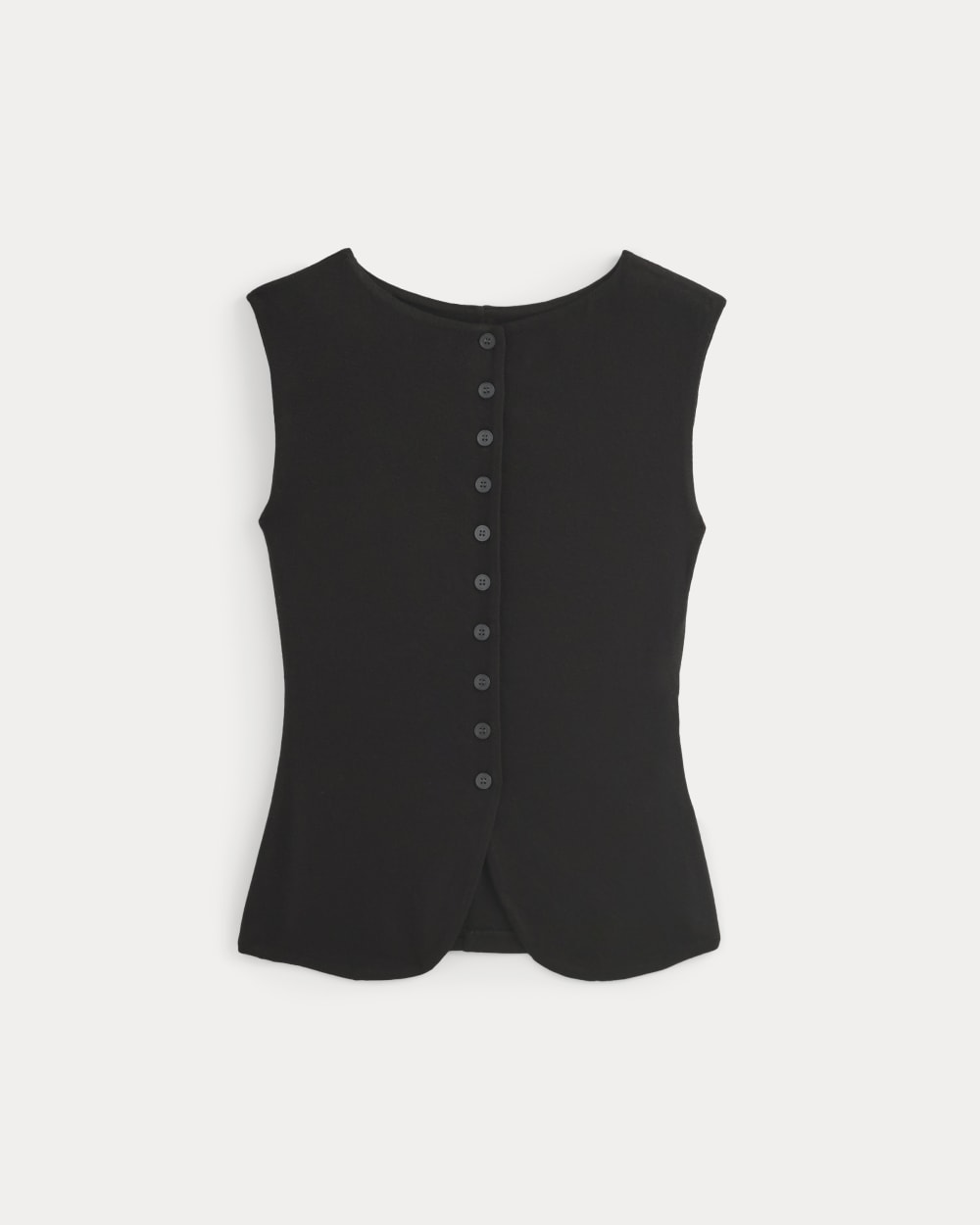 Sleeveless Button-Up in Butterluxe | Black