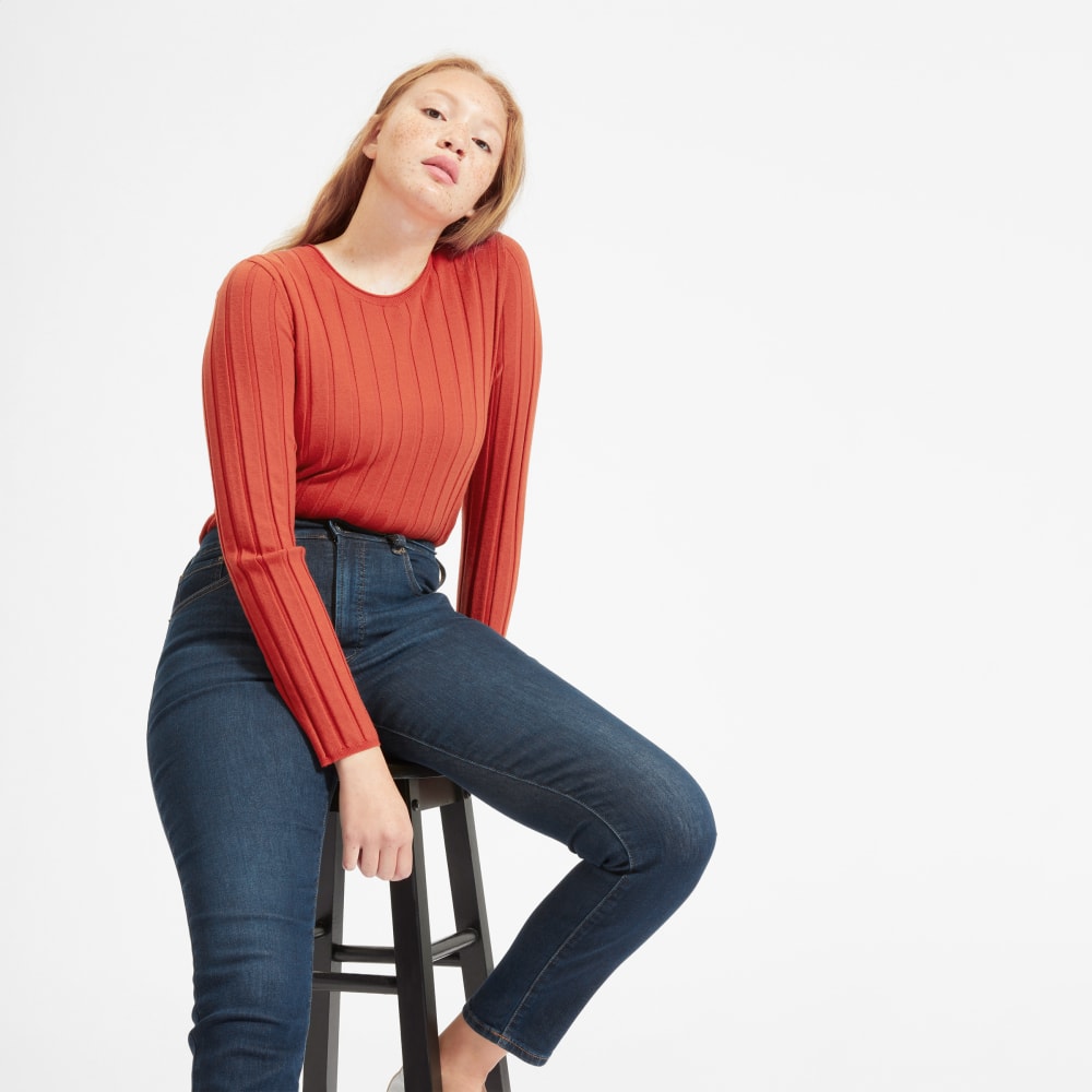 The Authentic Stretch High-Rise Skinny | Dark Blue Wash | 28.5 Inseam