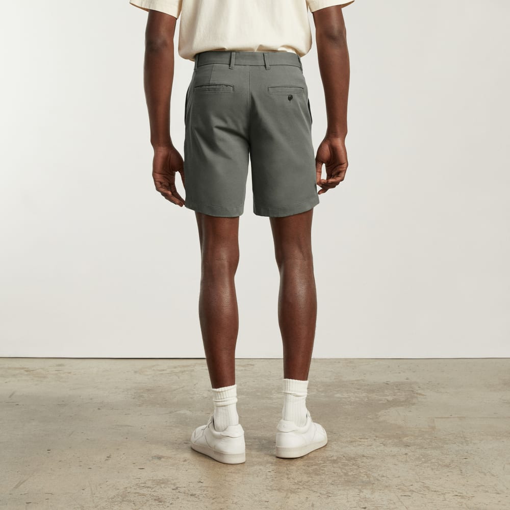 The 7” Slim-Fit Performance Chino Short | Pewter Green