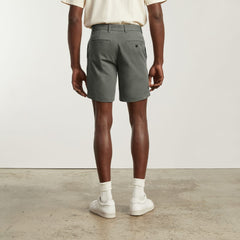 The 7” Slim-Fit Performance Chino Short | Pewter Green