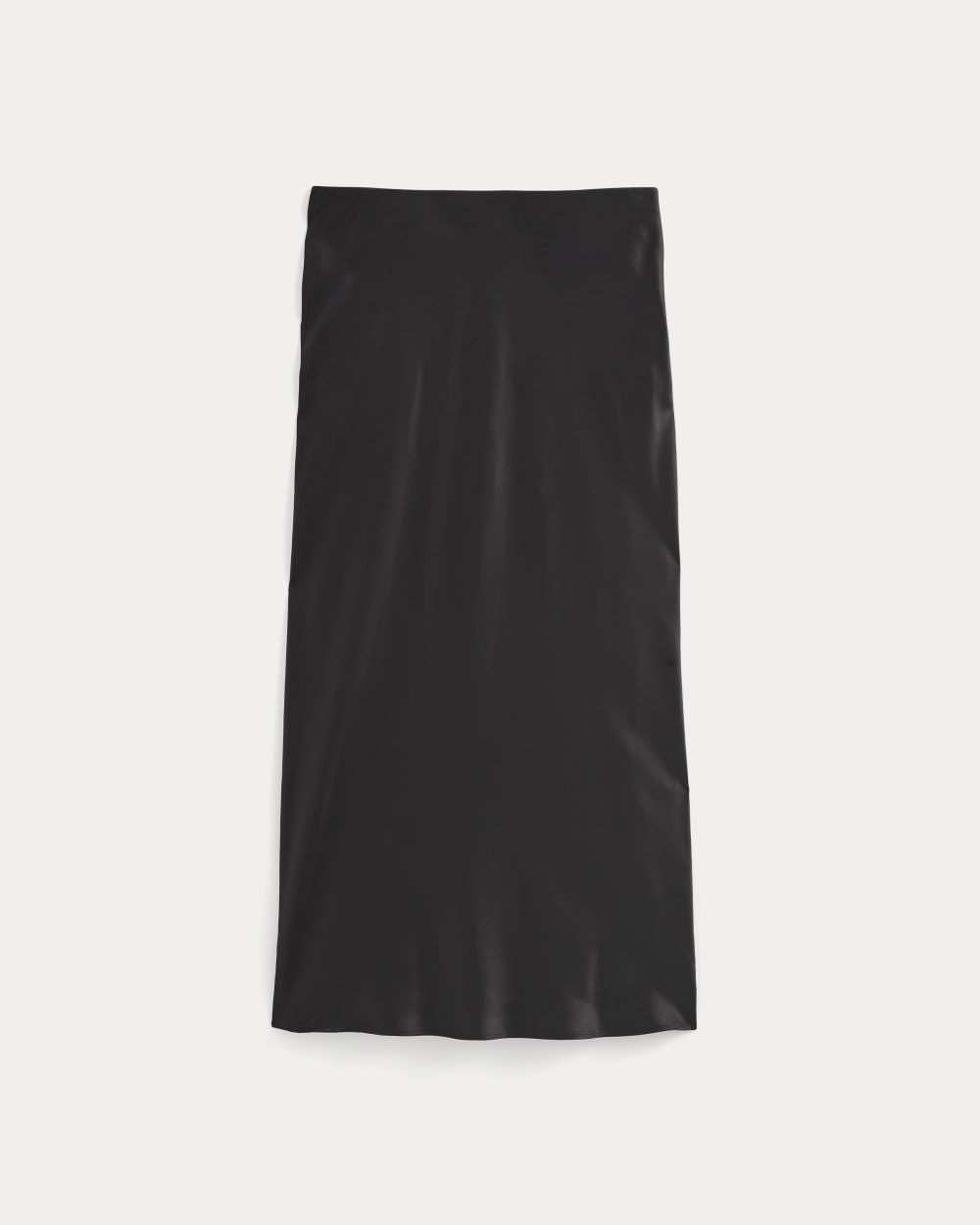Slip Skirt in Silk Charmeuse | Black