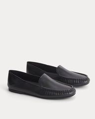 Leather Day Driver Loafer |  Black