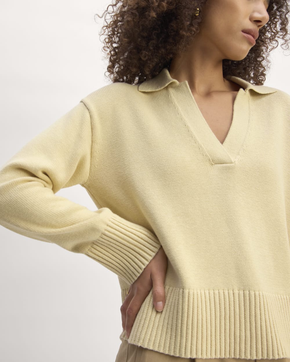 The Boxy Polo in Everyday Cotton | Parsnip