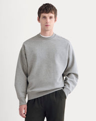 Luxe Fleece Crew Pullover | Vintage Heather Grey