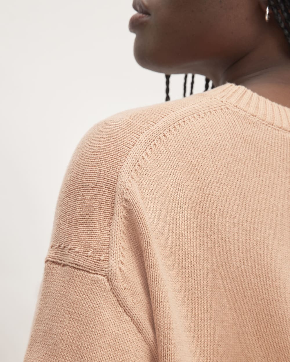 The Boxy Sweater in Everyday Cotton | Blush Pink