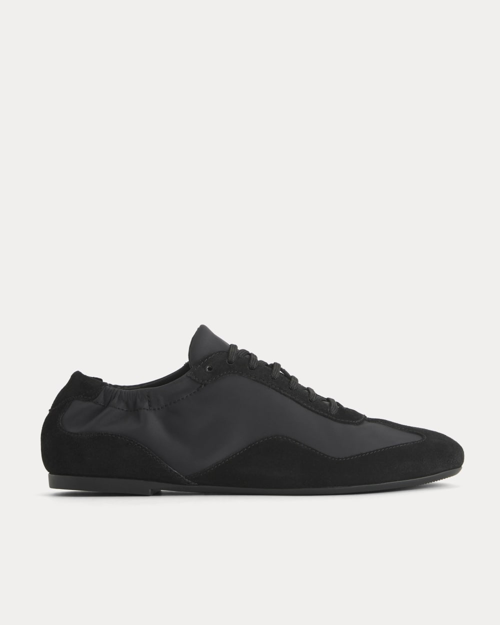 Ballet Sneaker | Black Suede