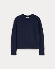 The Boxy Sweater in Everyday Cotton | Navy