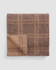 The Alpaca Patterned Scarf | Cocoa / Tiger's Eye