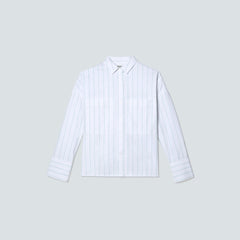 The Boxy Oxford | Mint / White