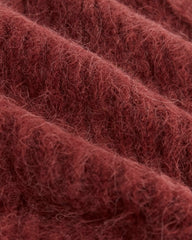Plush Alpaca Beanie | Merlot