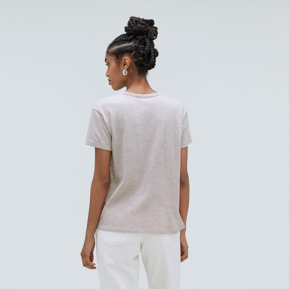 The Air Scoop-Neck Tee | Heathered Oatmeal