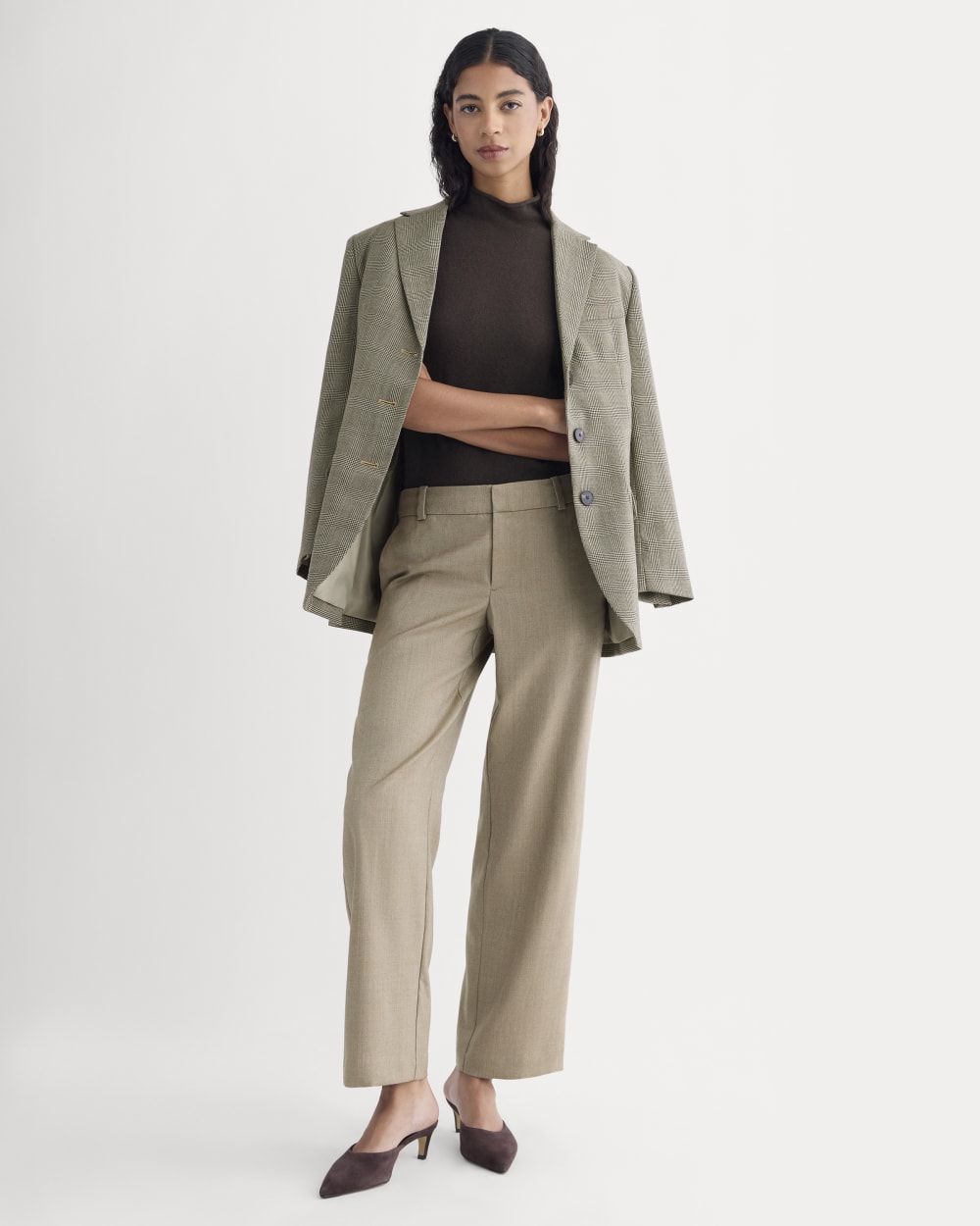 Straight-Leg Trouser in Tailor Twill | Light Taupe
