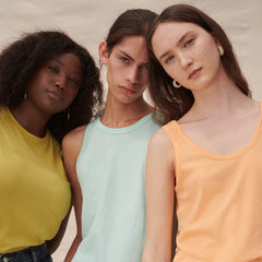 The Box-Cut Tee in Essential Cotton | Leek | Pocket