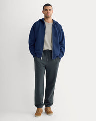 Luxe Fleece Full-Zip Hoodie | Deep Navy