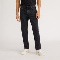 The Authentic Straight Jean | Washed Black
