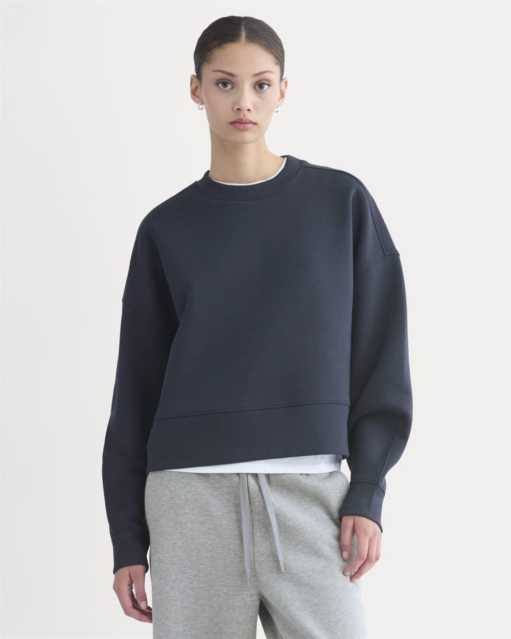 Luxe Fleece Sweatshirt | Navy