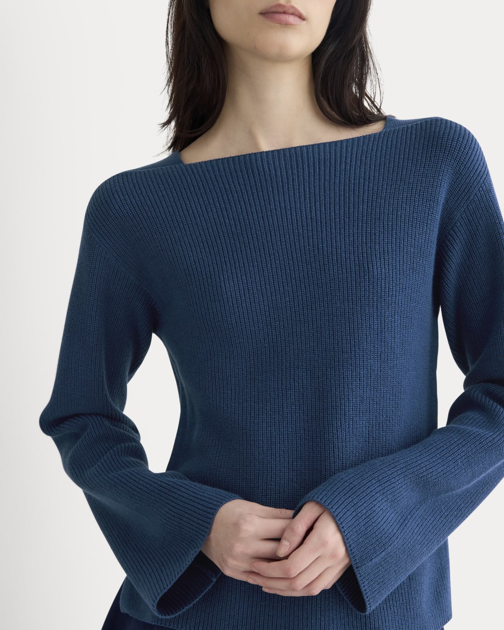 The Boatneck Top in Everyday Cotton | Deep Lazuli Blue