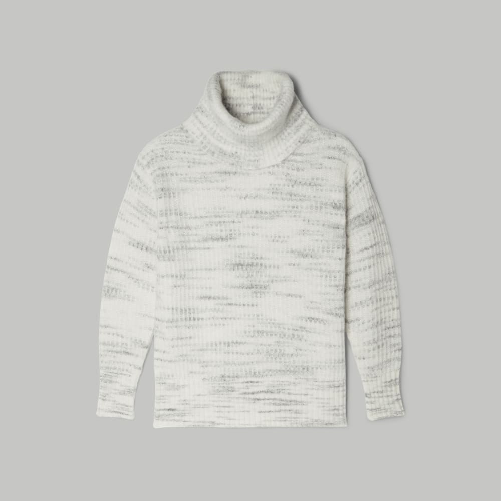 The Alpaca Oversized Turtleneck | Light Grey Heather