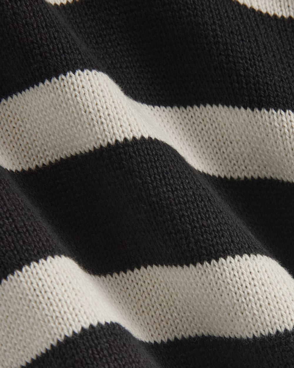 The Boxy Polo in Everyday Cotton | Black / Canvas