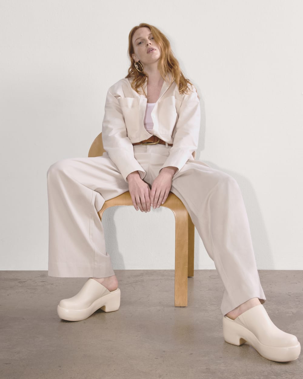 The Boxy Oxford | Whisper Pink