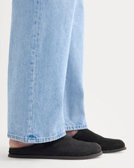 Suede Clog | Black Suede