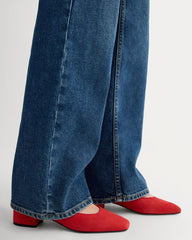 The Ballet Pump | Classic Red Suede