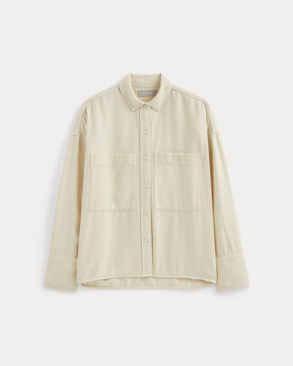 The Boxy Overshirt in Buttersoft | Parchment